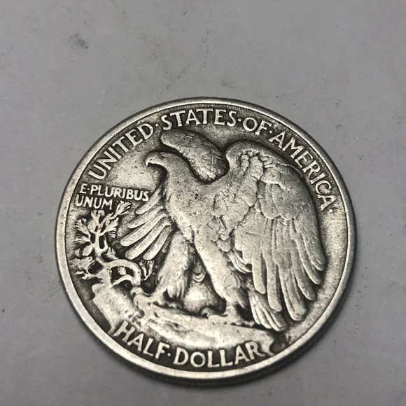 1942 Liberty Walking Half Dollar Silver Coin, 6 coins available - Picture 2 of 3